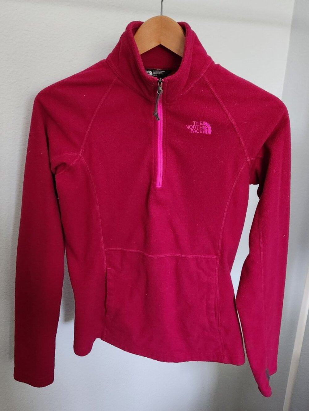 North Face - Quarter Zip Fleece Pullover - Size XS